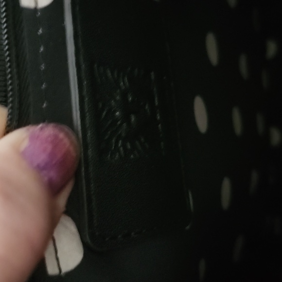 Anne Klein Off The Grid Black Faux Leather Backpack - Picture 11 of 16